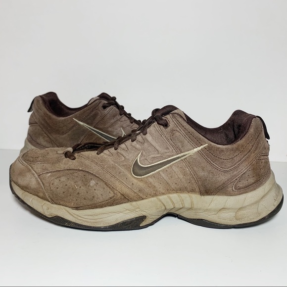 brown suede nike trainers